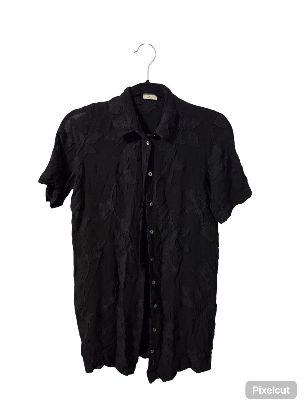 Wilfred Black Short Sleeve Button Down Shirt